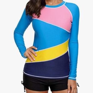 Rashguard swimsuit NWOT